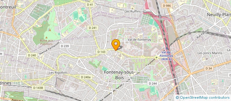 localisation de l'entreprise INGENIO à FONTENAY-SOUS-BOIS