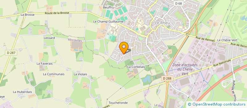 localisation de l'entreprise INGENIOUS SURGICAL INNOVATION  LE RHEU