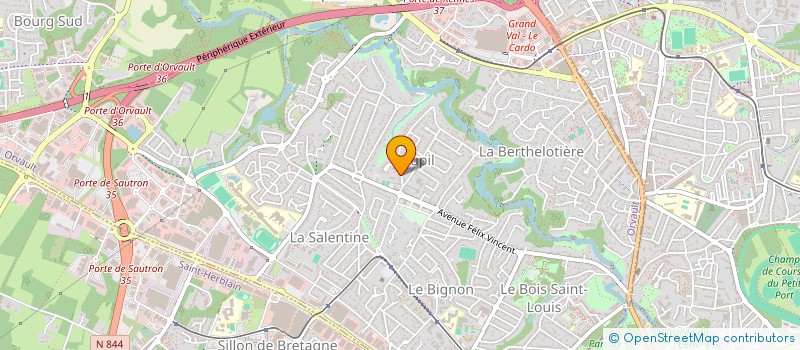 localisation de l'entreprise INGENIRL à ORVAULT