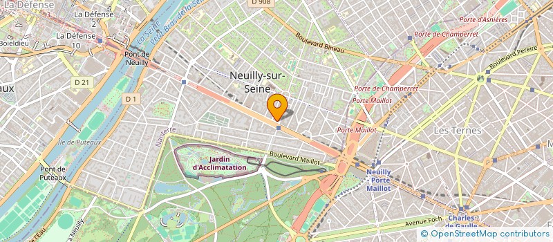 localisation de l'entreprise INGENISIS INTEGRATION ET EDITION à NEUILLY-SUR-SEINE