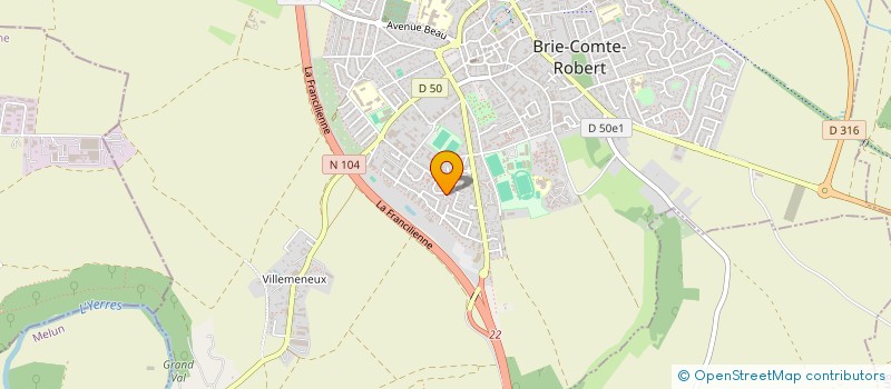 localisation de l'entreprise INGENITIC à BRIE-COMTE-ROBERT