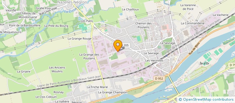 localisation de l'entreprise INGENIUM 360  NAZELLES-NEGRON