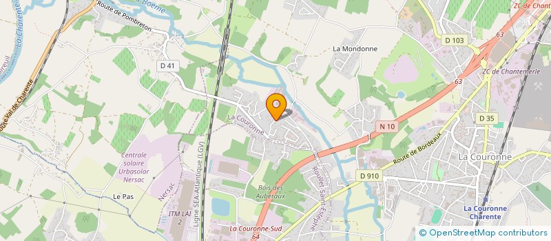 localisation de l'entreprise INGENIUM à LA COURONNE