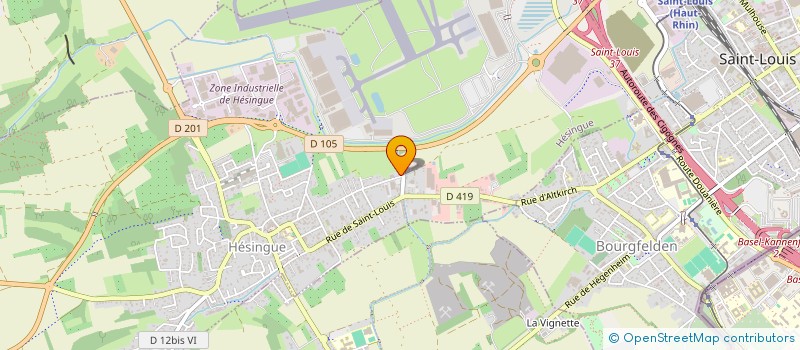 localisation de l'entreprise INGENIUS BY ADEQUATE  HESINGUE