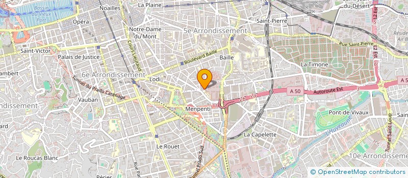 localisation de l'entreprise INGENOV à MARSEILLE