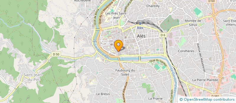 localisation de l'entreprise INGENUE à ALES