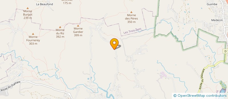localisation de l'entreprise INGENUM à DIAMANT