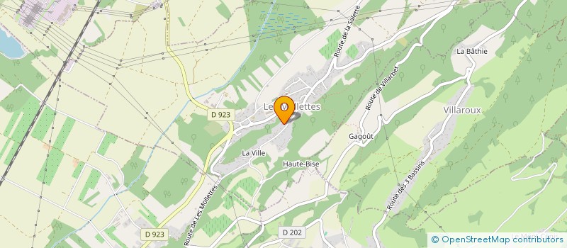 localisation de l'entreprise INGENUO ROCCO  LES MOLLETTES