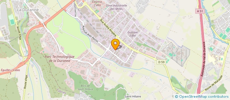 localisation de l'entreprise INGENUUS  AIX-EN-PROVENCE