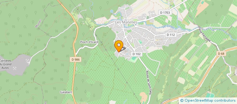 localisation de l'entreprise INGEOSOL  LES MATELLES