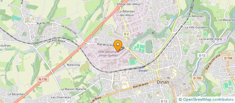 localisation de l'entreprise INGEOUEST  QUEVERT