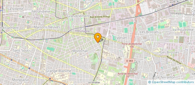 localisation de l'entreprise INGEPAT  LYON