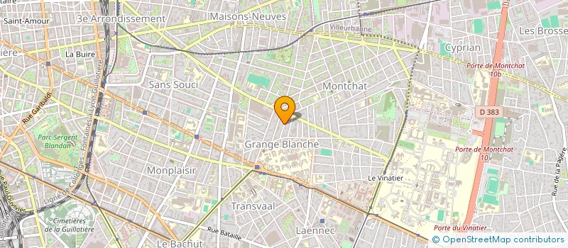 localisation de l'entreprise INGER COMM à LYON