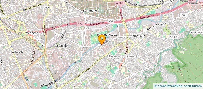 localisation de l'entreprise INGEREM à MARSEILLE