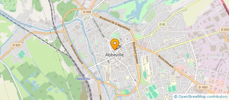 localisation de l'entreprise INGERESO PRUVOST DELPIERRE à ABBEVILLE