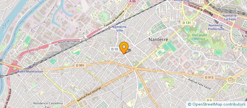 localisation de l'entreprise INGERIM à NANTERRE