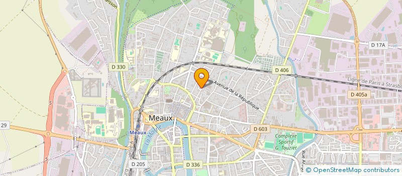 localisation de l'entreprise INGEROP à MEAUX