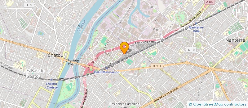 localisation de l'entreprise INGEROP GESTION à RUEIL MALMAISON