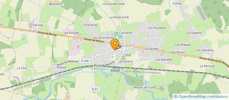 localisation de l'entreprise INGESA à POLLIAT