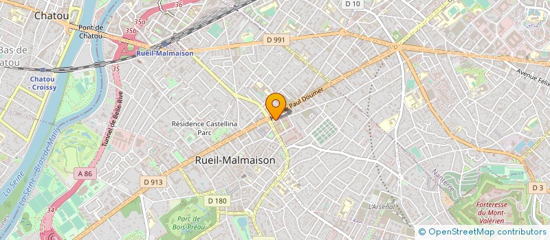 localisation de l'entreprise INGESAT à RUEIL-MALMAISON