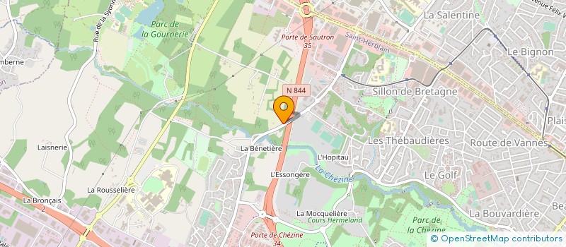 localisation de l'entreprise INGESCOPE  SAINT-HERBLAIN