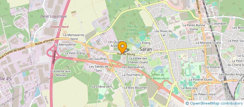 localisation de l'entreprise INGESPORT à SARAN