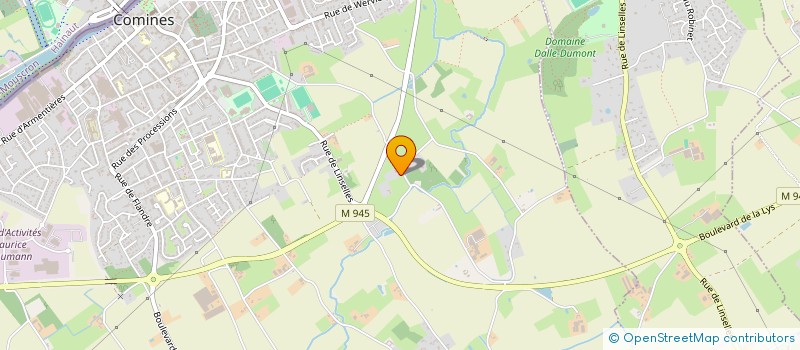 localisation de l'entreprise INGESTIS  COMINES