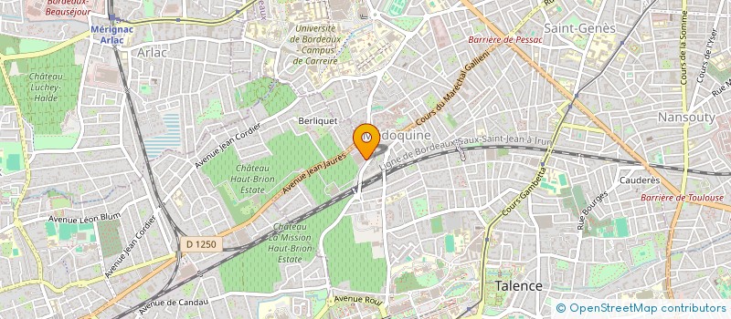 localisation de l'entreprise INGETEC à TALENCE