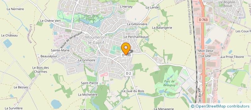 localisation de l'entreprise INGETEC SA à LA ROCHE-SUR-YON