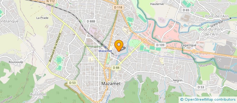 localisation de l'entreprise INGETECH SARL à MAZAMET