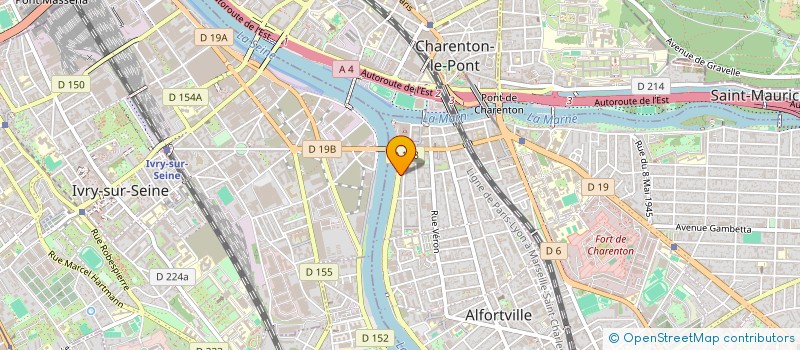 localisation de l'entreprise INGETER à ALFORTVILLE