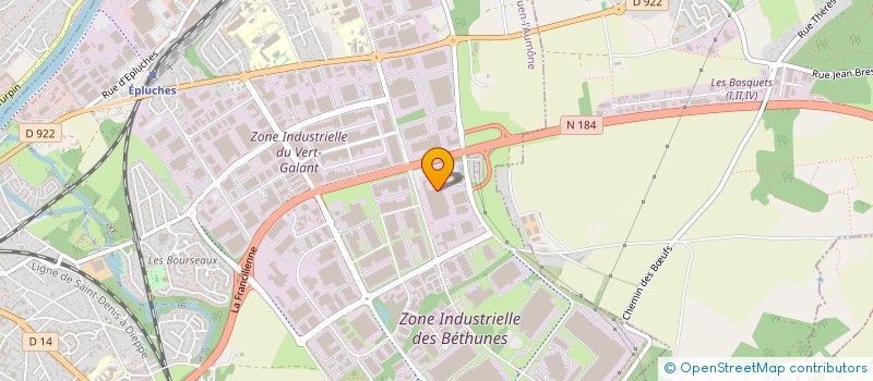 localisation de l'entreprise INGETHEME à SAINT-OUEN-L'AUMONE