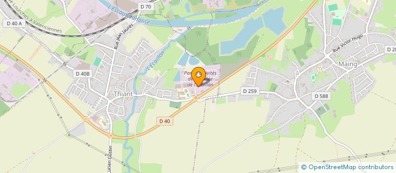 localisation de l'entreprise INGETREK  THIANT