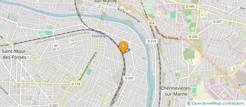 localisation de l'entreprise INGEVEST SAS à SAINT-MAUR-DES-FOSSES