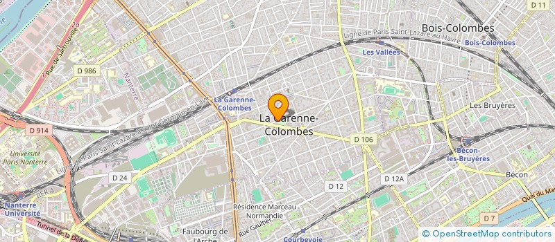 localisation de l'entreprise INGEX SERVICES à LA GARENNE COLOMBES