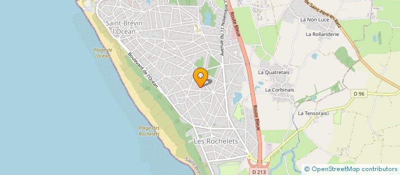 localisation de l'entreprise INGEXIM à SAINT-BREVIN-LES-PINS