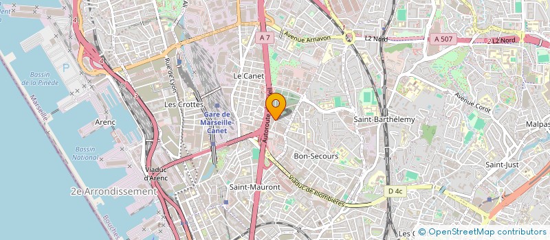 localisation de l'entreprise INGEXPERT à MARSEILLE