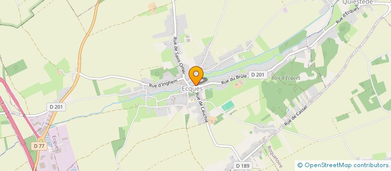 localisation de l'entreprise INGHEM-ENVIRONNEMENT -  CONCILIER ACTIVITE ECONOMIQUE ET CADRE DE VIE  BELLINGHEM