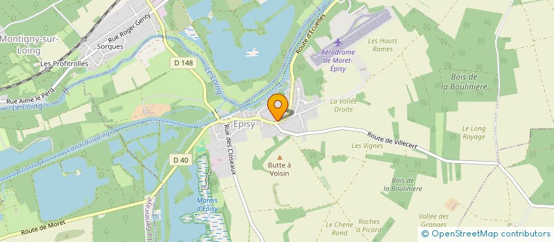 localisation de l'entreprise INGIAESIS  MORET-LOING-ET-ORVANNE