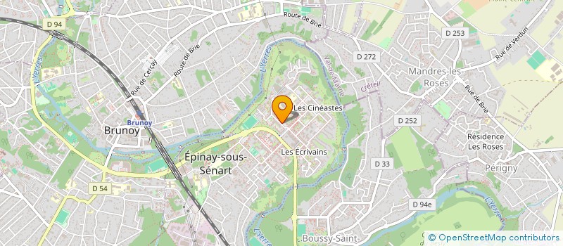 localisation de l'entreprise INGINEERING CONS ET SYNTHESE à EPINAY-SOUS-SENART