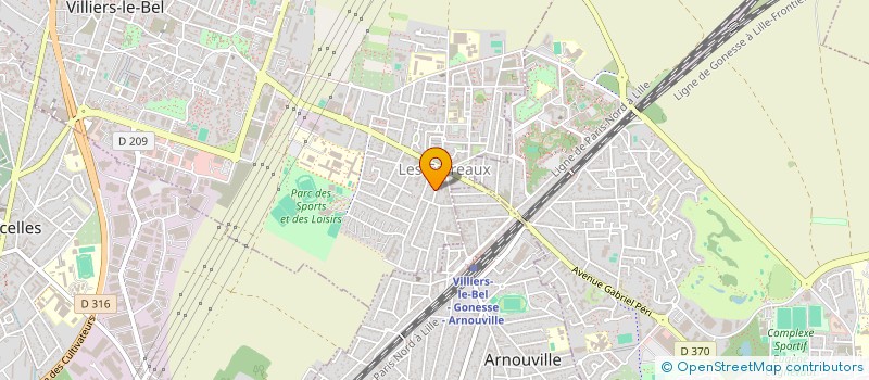 localisation de l'entreprise INGINEO  VILLIERS-LE-BEL