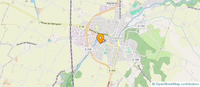 localisation de l'entreprise INGINOVA à CHABEUIL