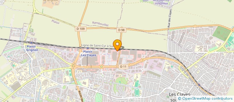 localisation de l'entreprise INGKA CENTRES FR GRAND ECRAN SAS  PLAISIR