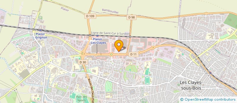 localisation de l'entreprise INGKA CENTRES FRANCE SAS à PLAISIR