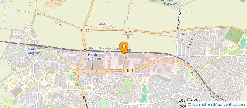 localisation de l'entreprise INGKA CENTRES FRANCE TROIS SAS  PLAISIR