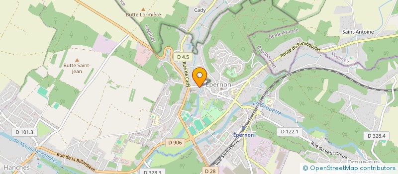 localisation de l'entreprise INGLIS à EPERNON