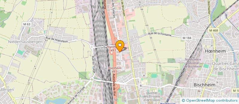 localisation de l'entreprise INGOLSTADT 67  HNHEIM