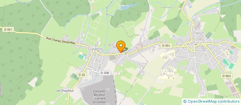 localisation de l'entreprise INGORA  GLAGEON