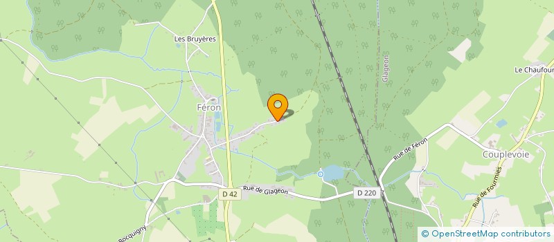 localisation de l'entreprise INGORACORSE  FERON