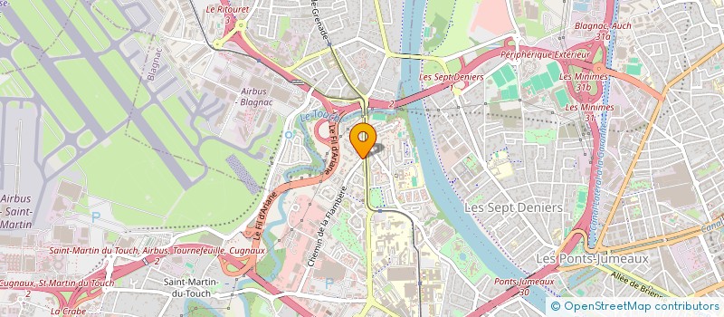 localisation de l'entreprise INGOT à TOULOUSE